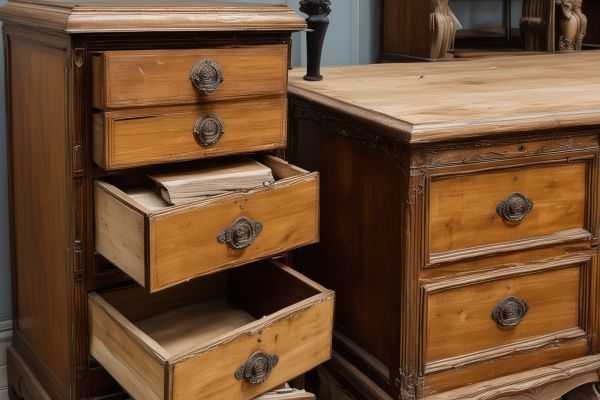 Detailed planning and documentation for furniture restoration